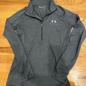 Grey Under Armour Lightweight Athletic Half Zip